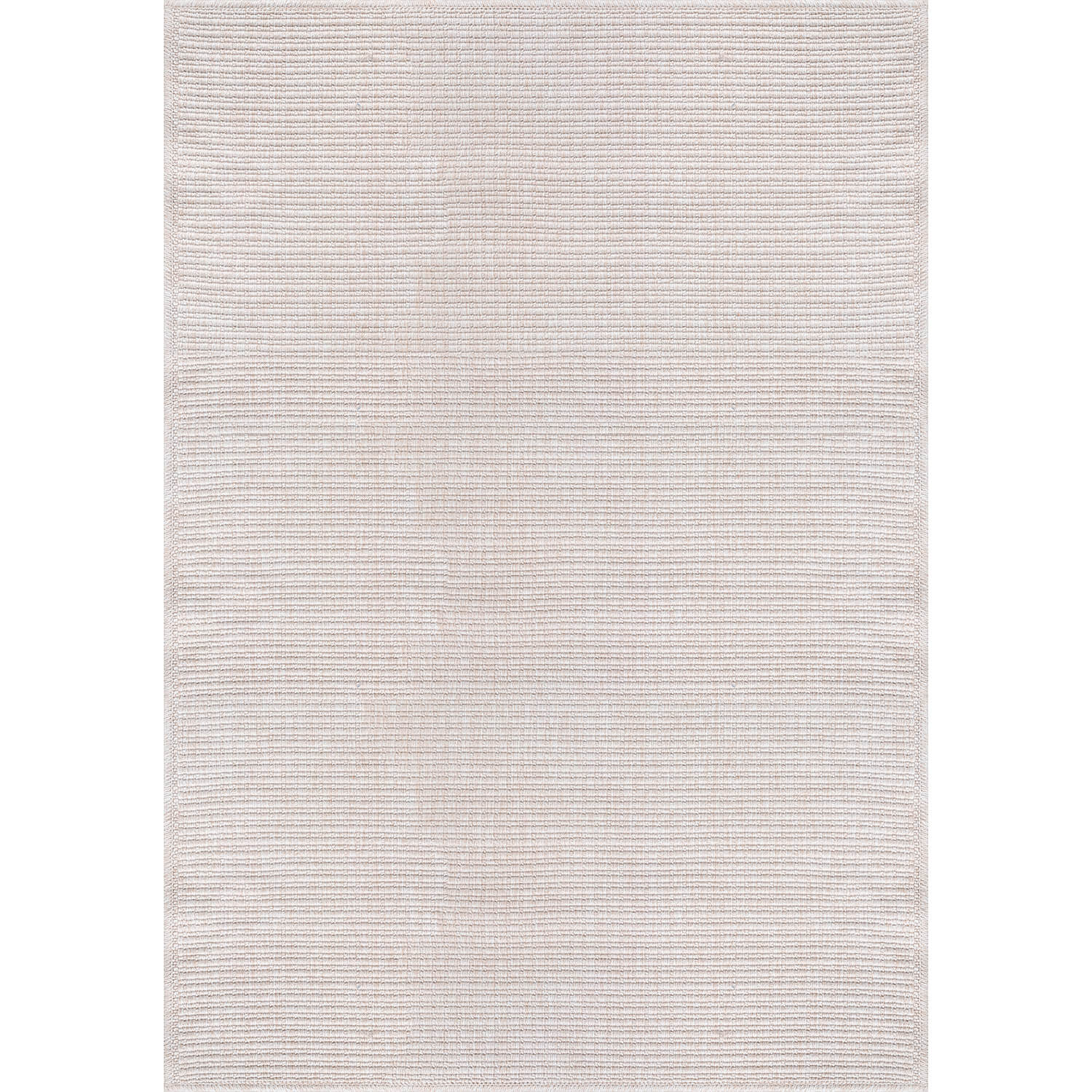 Easy Jute Off-White Solid Indoor Outdoor Rug