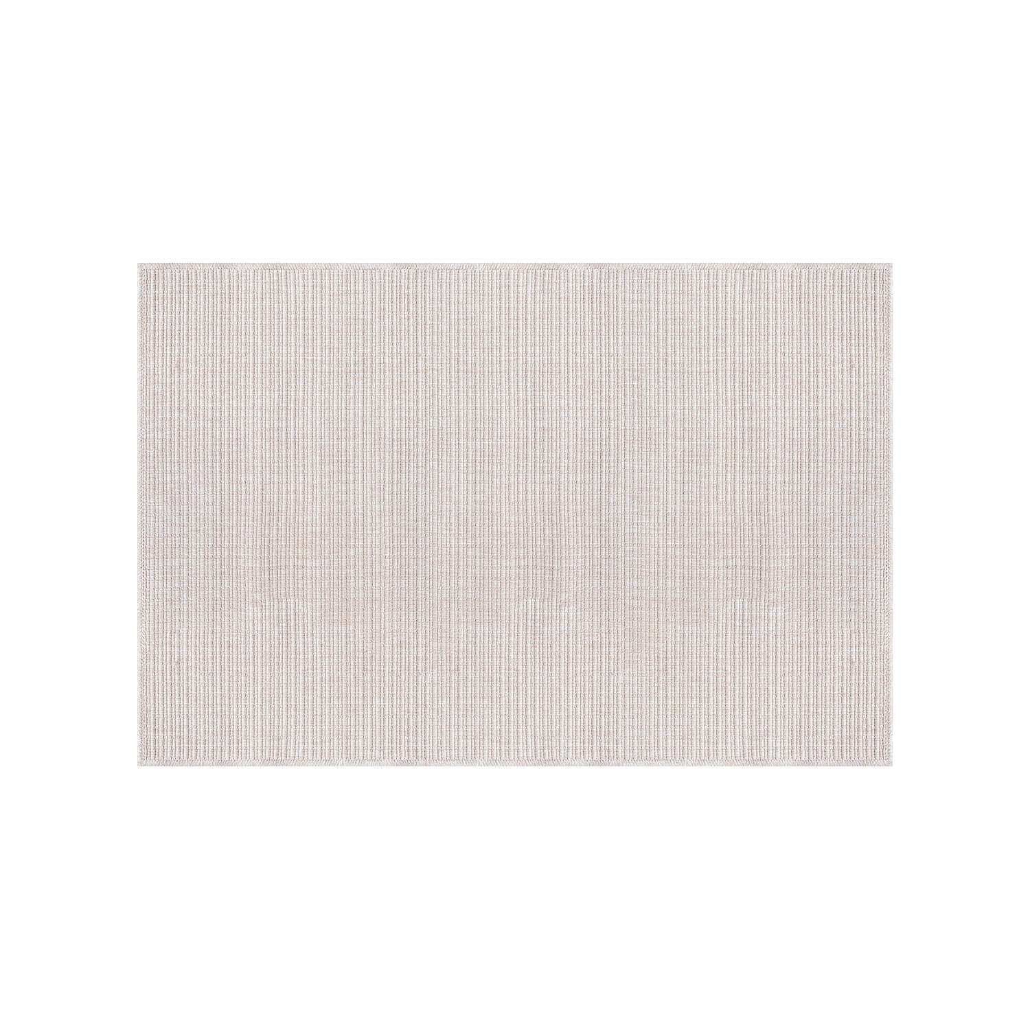 Easy Jute Off-White Solid Indoor Outdoor Rug