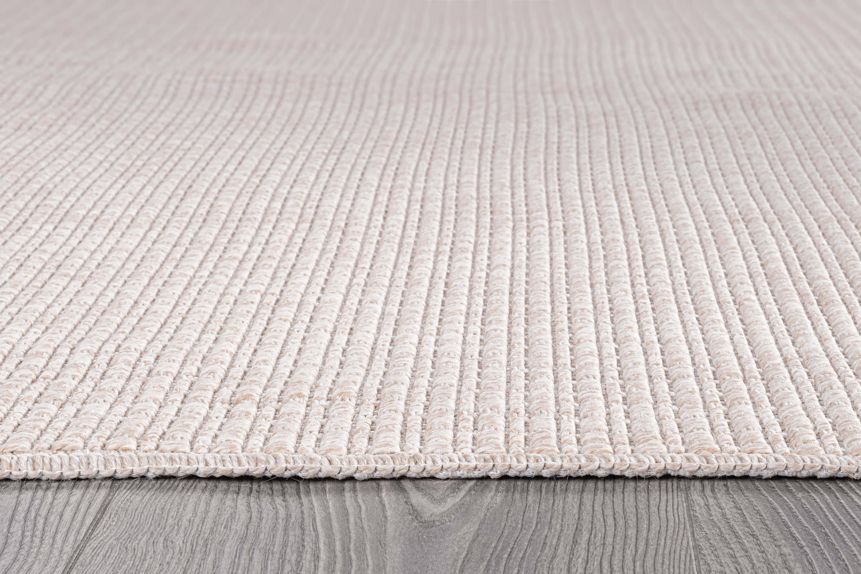 Easy Jute Off-White Solid Indoor Outdoor Rug