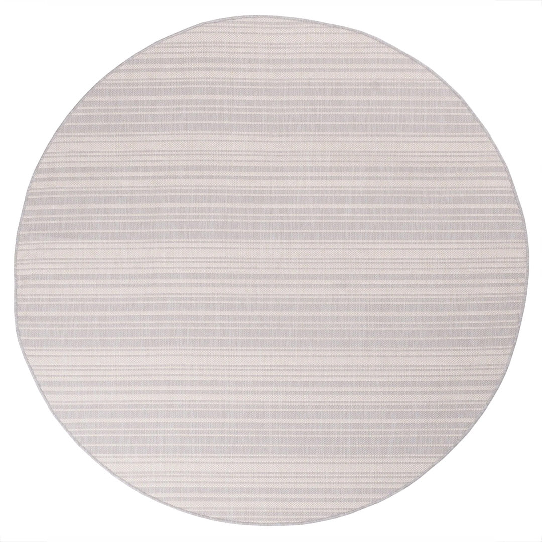 waikiki gray striped outdoor area rug