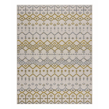 Laguna Yellow Trellis Moroccan Indoor Area Rug-8x10