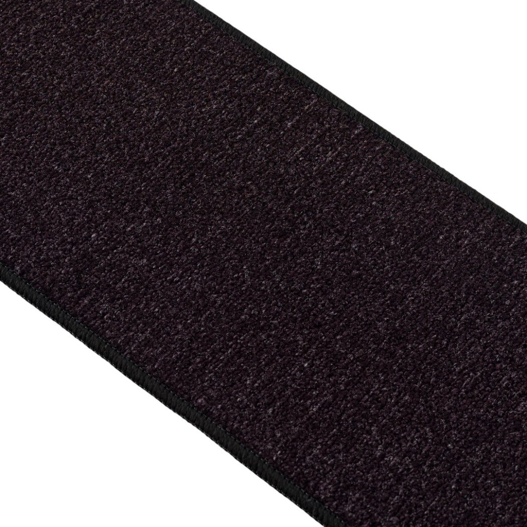 Non-Slip Black Indoor Stair Treads Solid set of 8 set of 15
