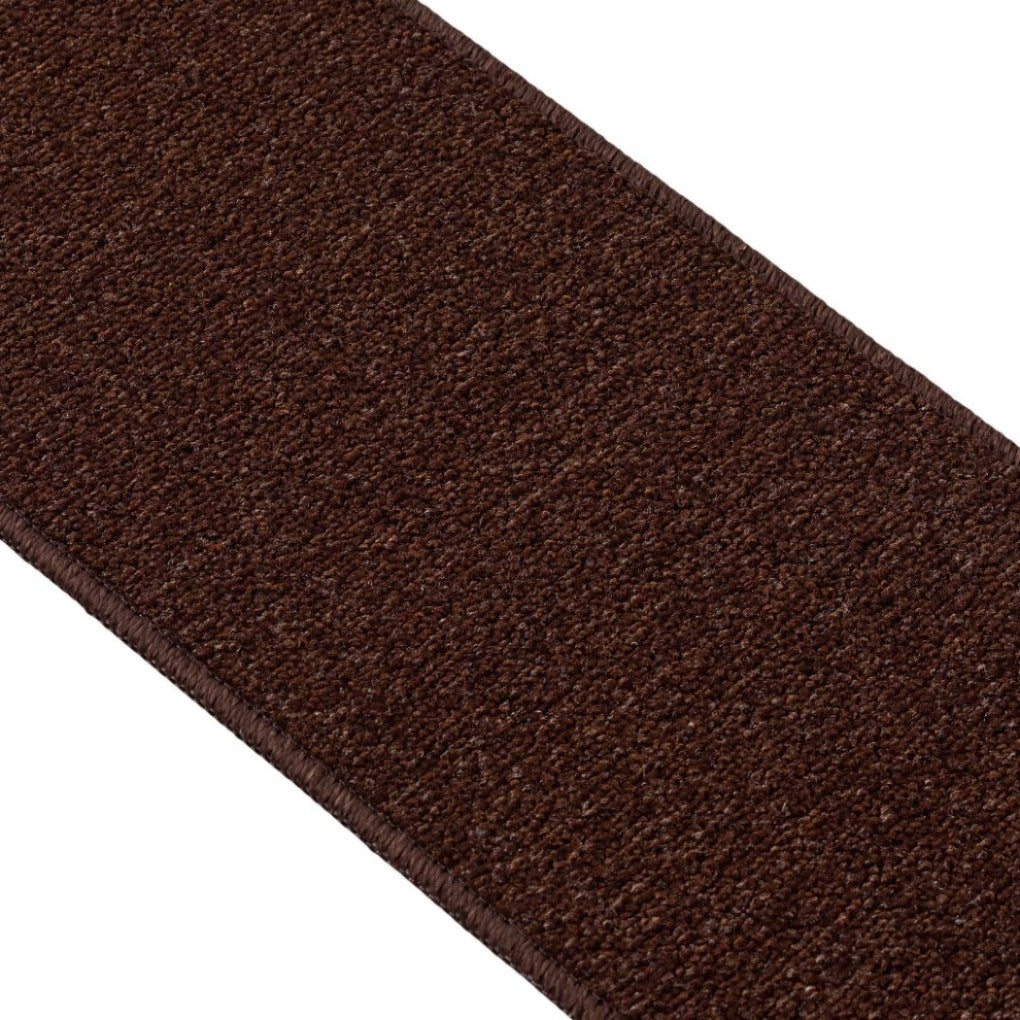 Non-Slip Brown Indoor Stair Treads Solid set of 8 set of 15
